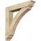 Ekena Millwork Thorton Traditional Rough Sawn Bracket w/ Offset Brace, Douglas Fir, 8"W x 42"D x 42"H BKT0806X42X42THR01RDF - alternate 1
